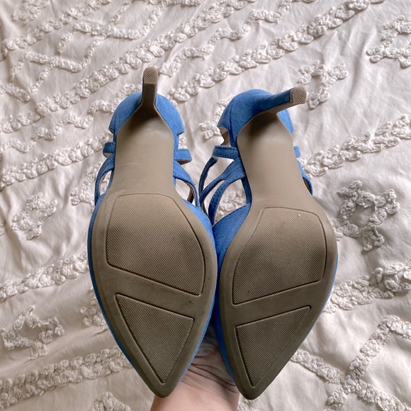 LC Lauren Conrad dusty blue high heels. - Picture 7 of 8